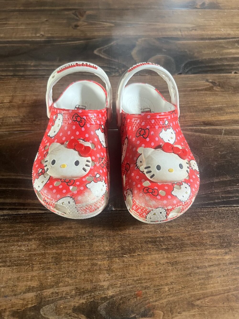 Size 13 Crocs Hello Kitty!